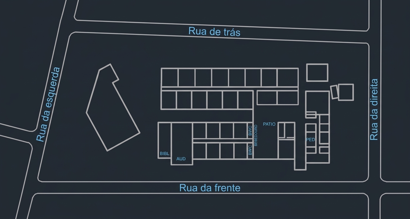 Planta da Escola
